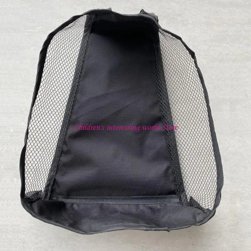Portable Baby Stroller Organizers Bag Black Oxford Cloth Storage Basket Stroller Accessories for Newborns & Infants 425F