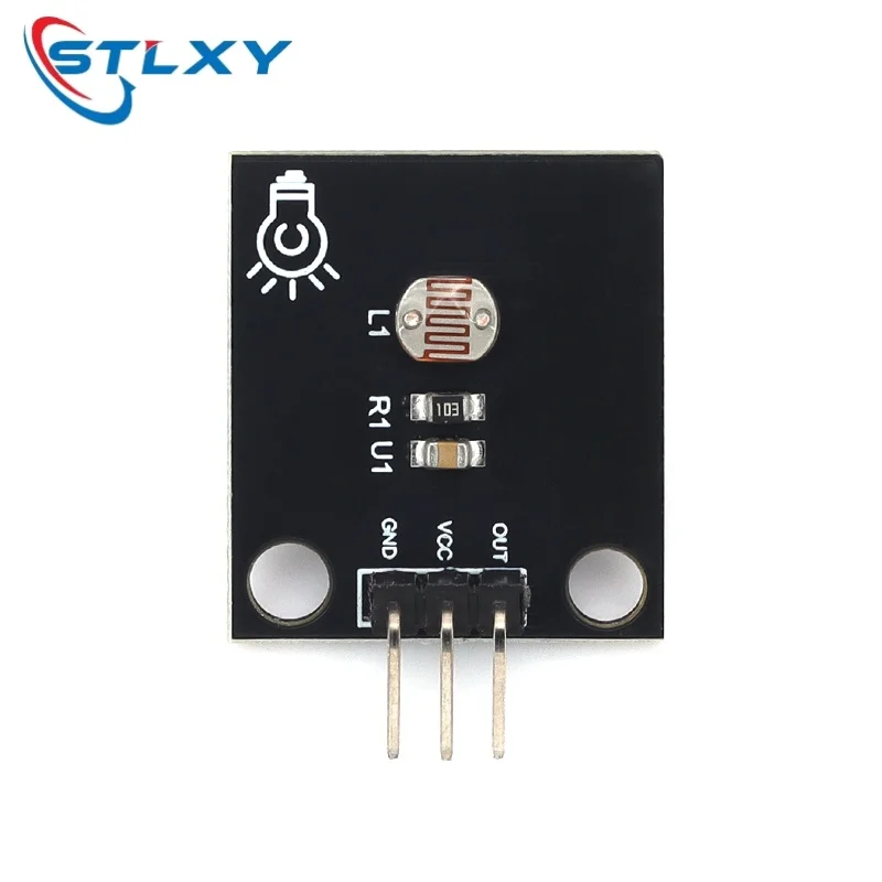 Stlxy 1Pcs Brightness Sensor Module Photoresistor Electronic Building Block Light Intensity Sensor Board For Arduino