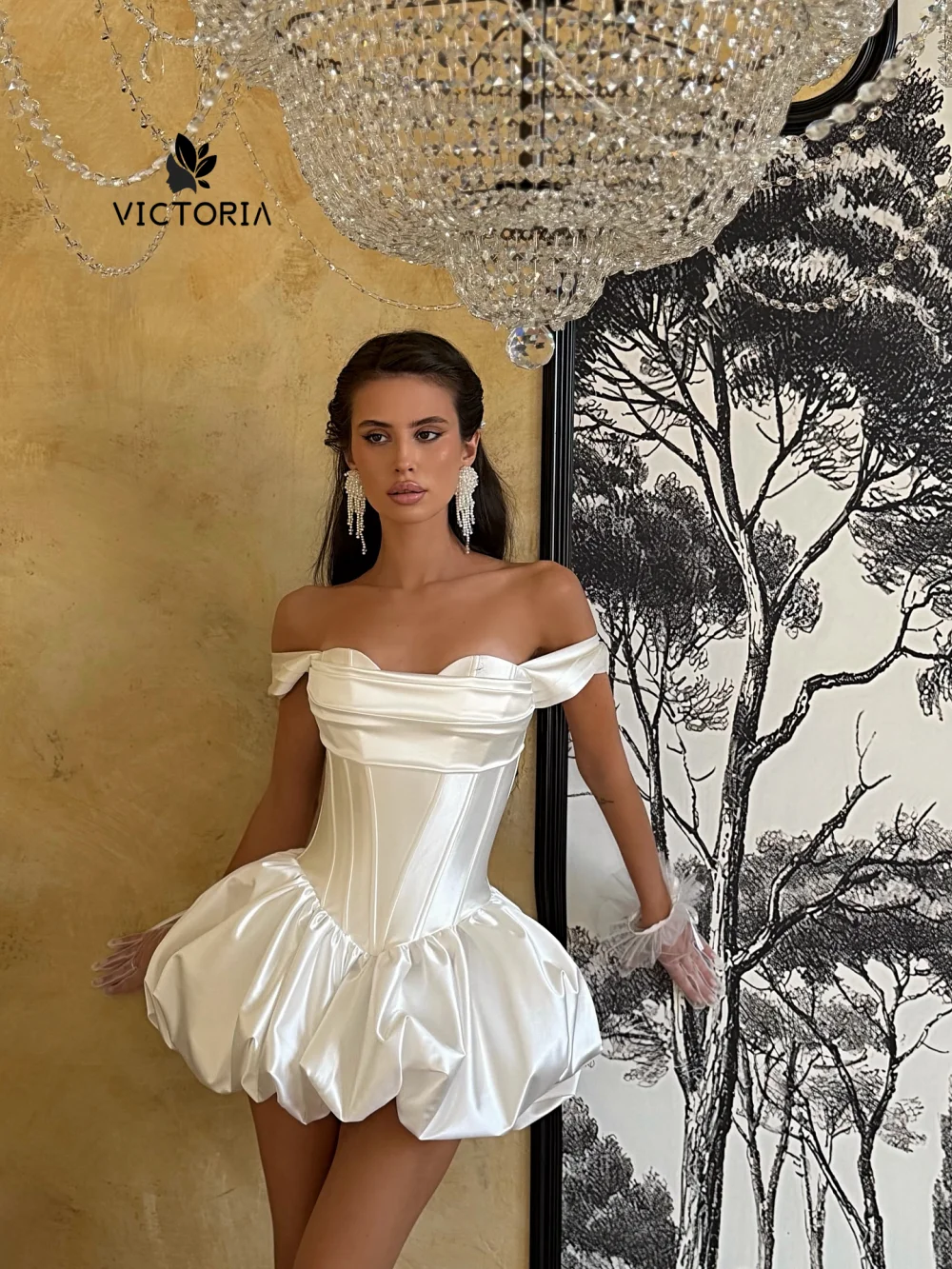 Ivory Wedding Prom Dresses Ball Gown Mini Homecoming Dress Corset Birthday Party Dresses Vestido De Festa Customized
