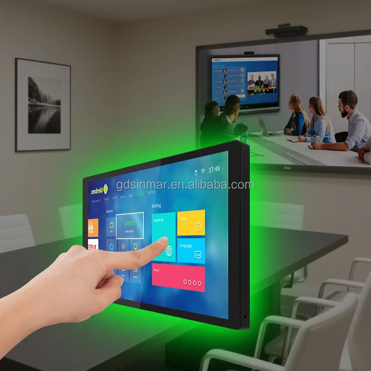 10 15 Wall Mounted Android Poe Tablet Accessories NFC Wireless Home Automation Tablets with Ambient Light Emitting Diode