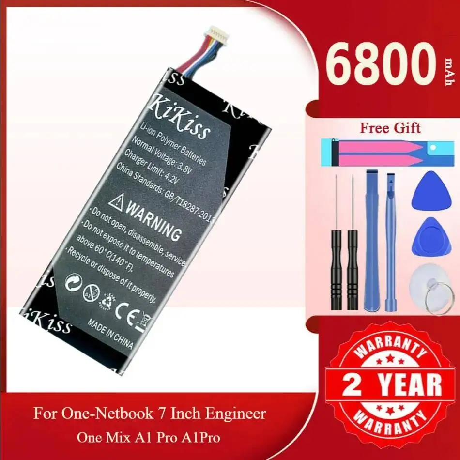 

6800Mah Kikiss Battery PC A1 For One-Netbook One Mix Pro Engineer 7 Inch