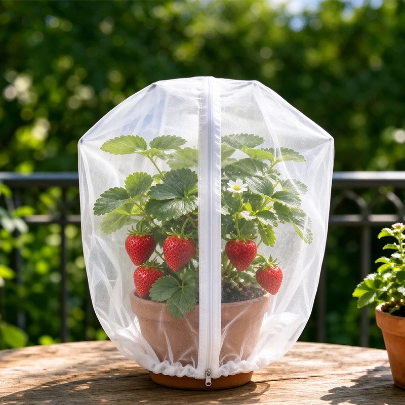 Multi‑Purpose Anti‑Bug Anti‑Bird Plant Netting Breathable Mesh, Protective Cover For Backyard Garden Fruit Vegetable Crops