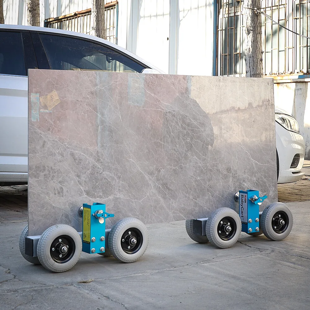 Raizi เครื่องมือ BabyCart หินอ่อนควอตซ์หินแกรนิต Slab รถเข็นขนส่ง Slab Dolly
