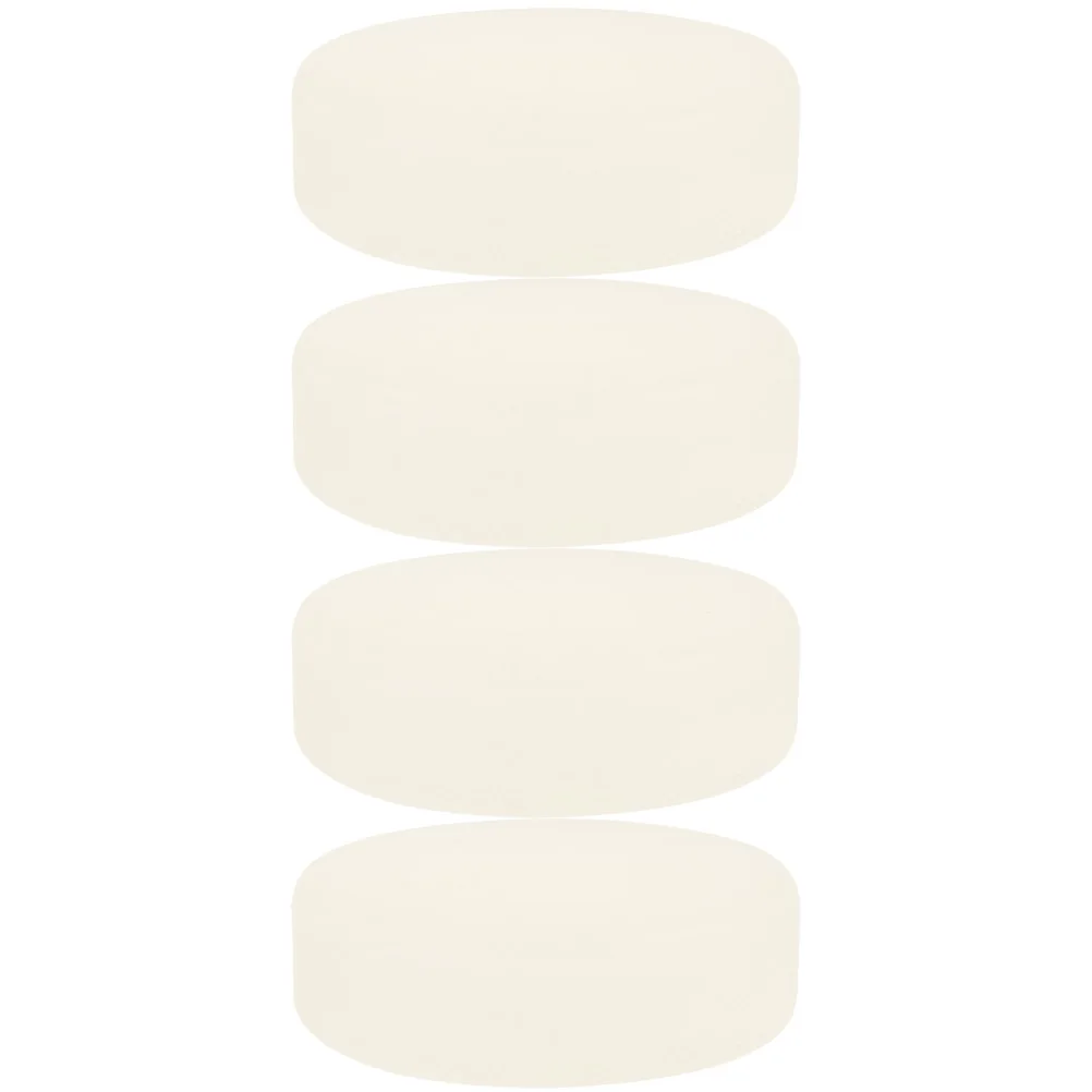 

4pcs Practice Pucks Fine PVC Durable Lightweight High Hardness Smooth Surface Indoor Outdoor Play Official Regulation Size For
