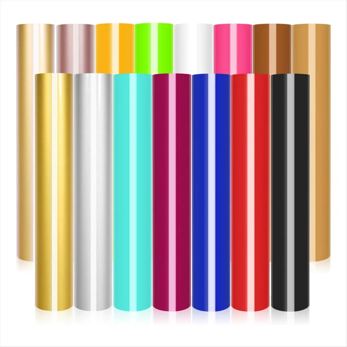 COFA Heat Transfer Vinyl Bundle - 12 X 12inch Iron on Vinyl for T-Shirt, HTV Vinyl Compatible with Heat Press Craft Cutters