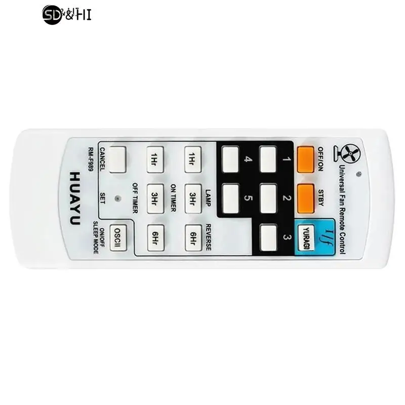 RM-F989 Universal Fan Remote Controller Fan Remote Control Fan Hub On/Off Timer Speed Controls Easily Carrying