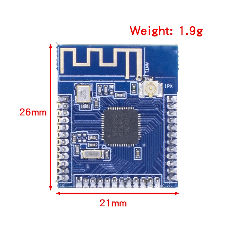 NRF52832 Bluetooth-compatible BLE 4.2 Module SMD Low Power External Antenna IPEX Adapter Multi-Protocol for NRF51 