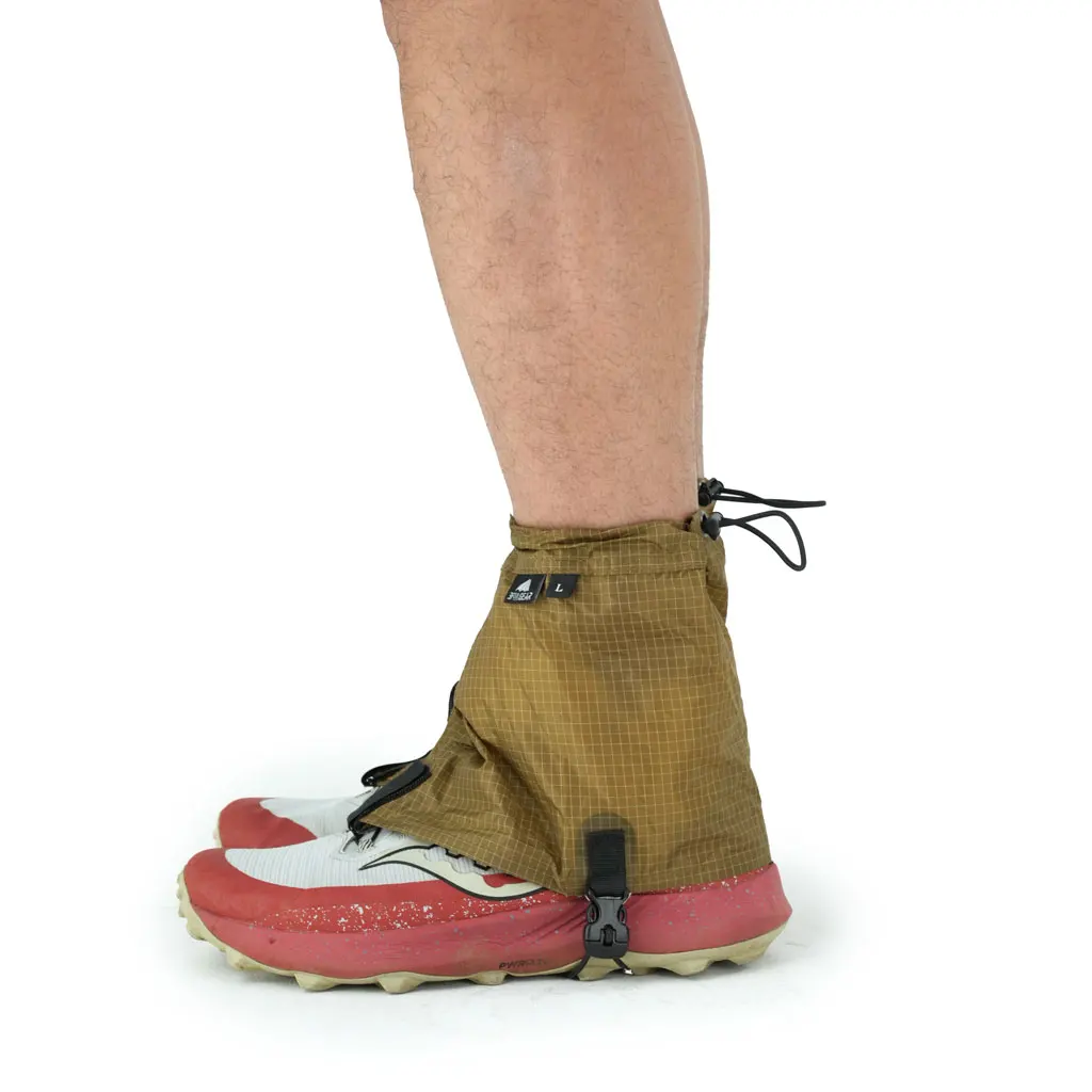 3F UL GEAR Ultraleichte Unisex-Gamaschen sind spurlos, um Sand zu verhindern, dass Schnee und Wasser in Ihren Schuhen fallen – Detail 3