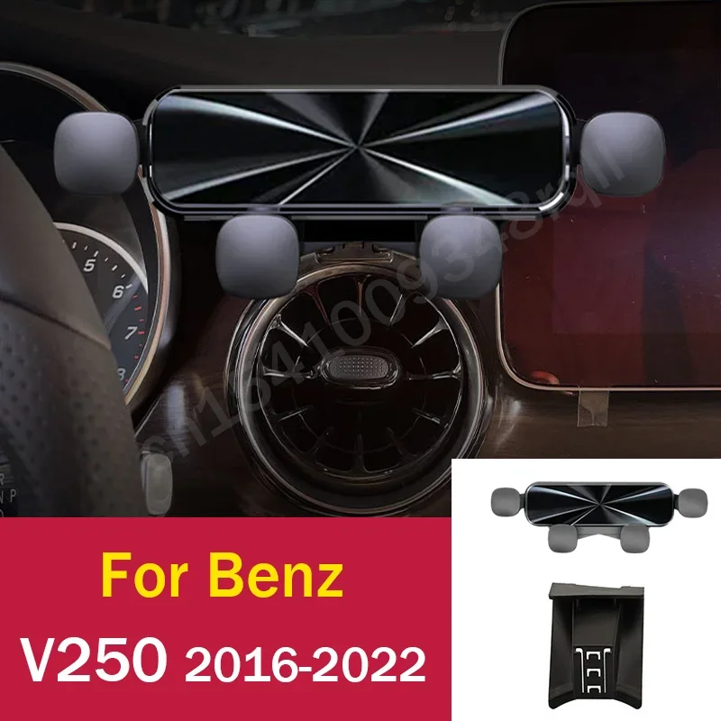 Gravity Car Phone Holder Mobile Cell Phone Support Mount for Mercedes Benz V250 W447 2016-2022 Accessories