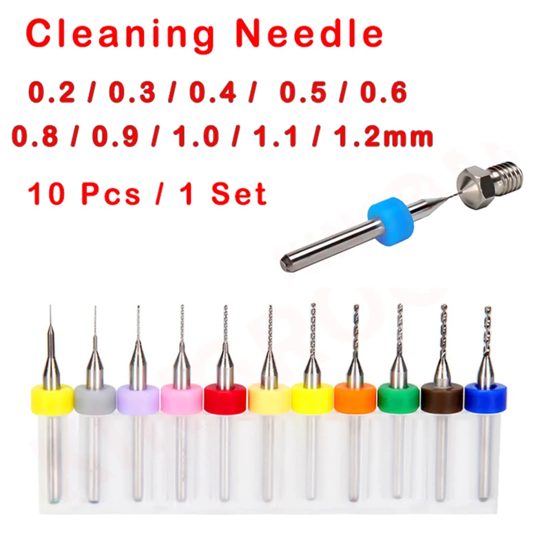 

Hard alloy PCB drill bits, CNC drill bits for printed circuit boards, cleaning needles for 3D printer accessories, drill bits