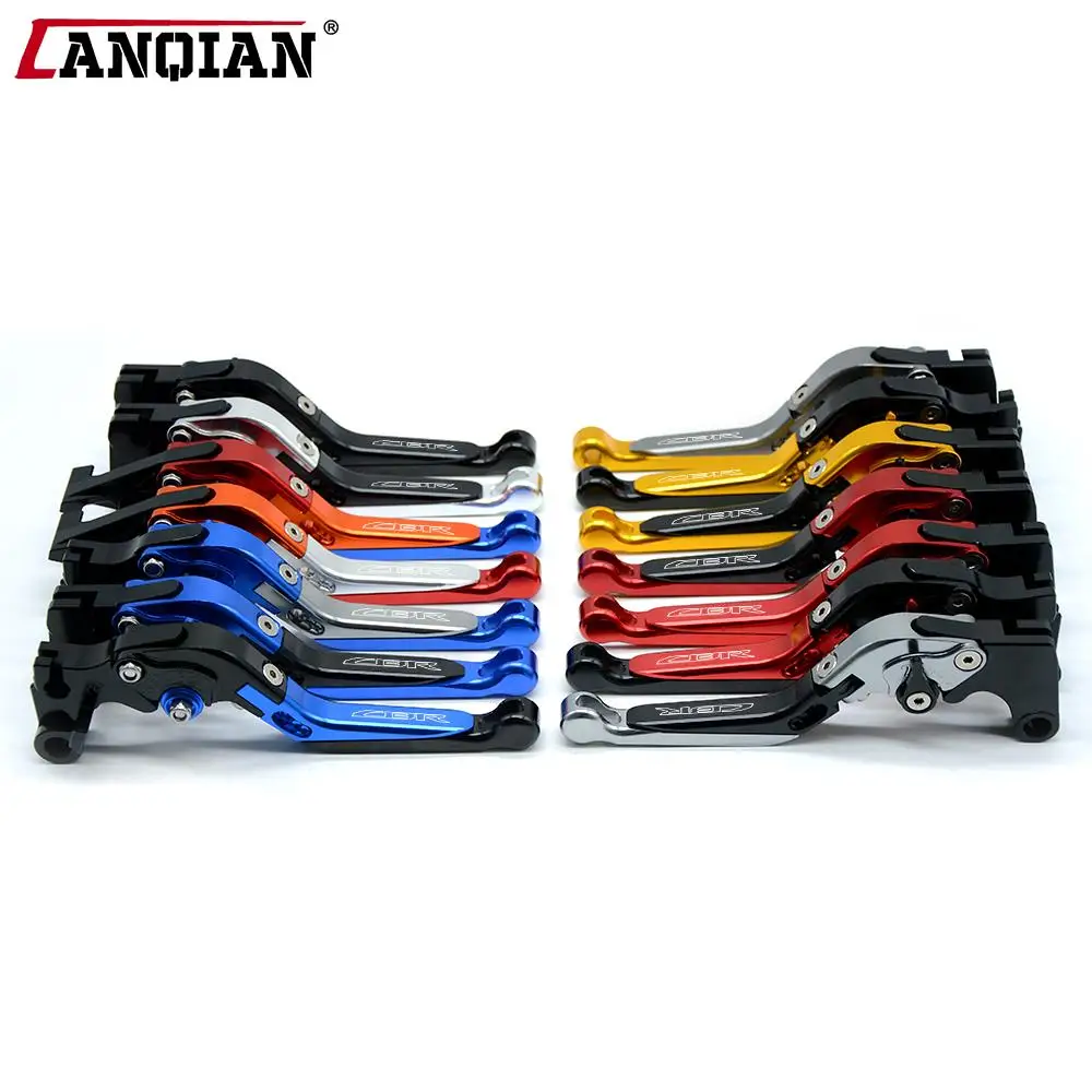 Palancas de embrague de freno de aluminio CNC para motocicleta, palanca de frenos Honda CBR, mango de calidad rápido
