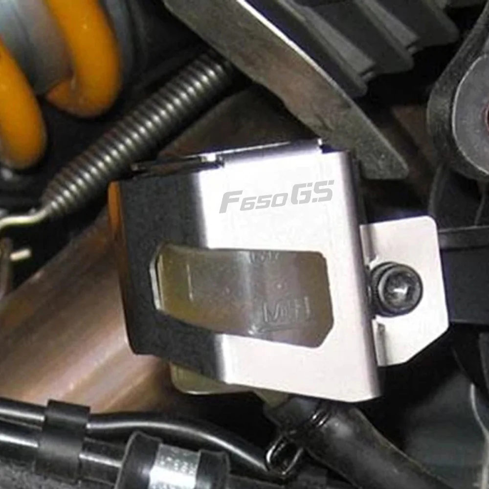 

For BMW F 650 GS F650GS 2008 2009 2010 2011 2012 Motorcycle Accessories Rear Brake Fluid Reservoir Guard Cover Protect With Logo