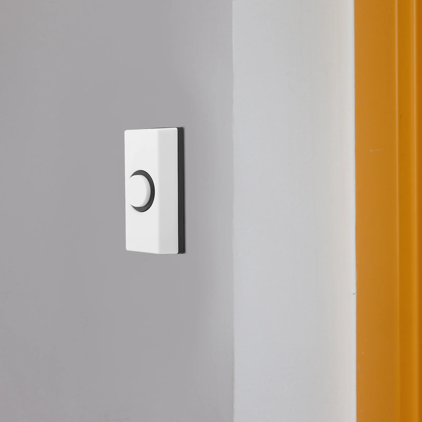 2 pçs campainha interruptor sinos para casas com fio buzzer botões de parede abs cobre fora