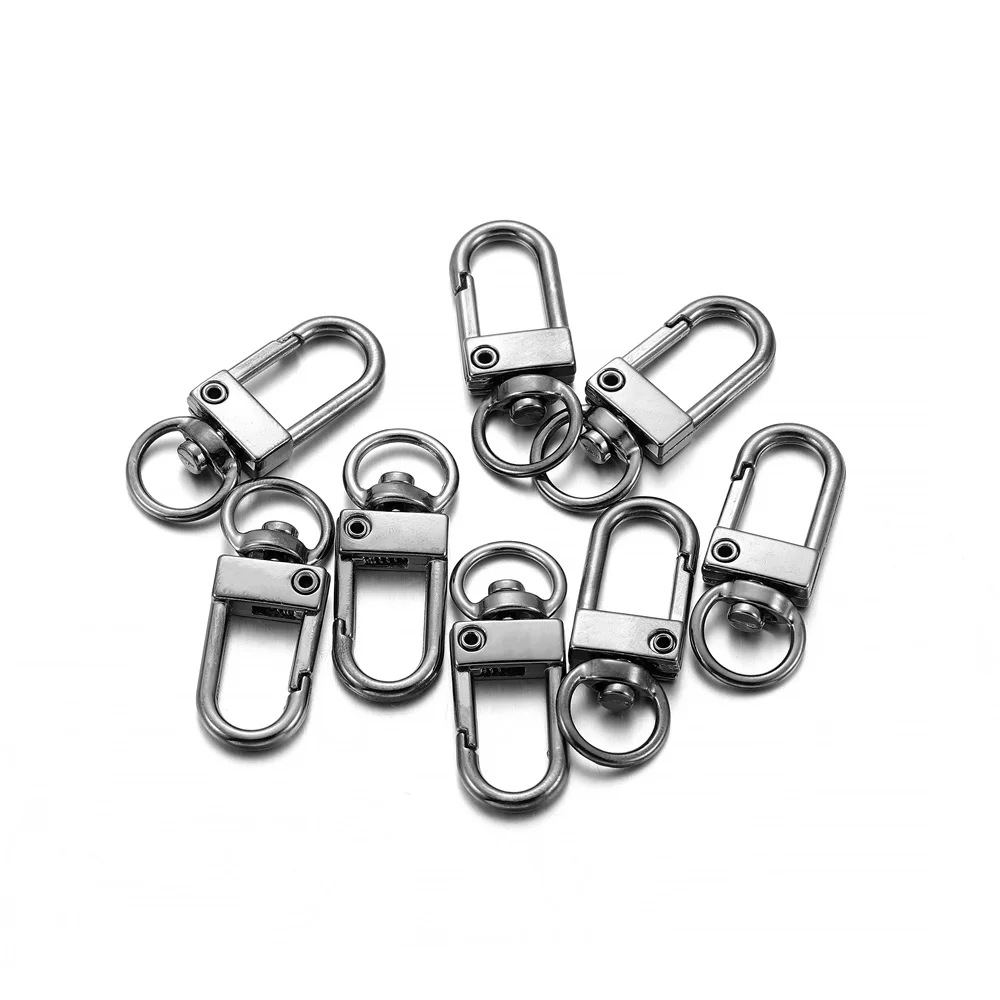 10 stuks 13x33mm Roterende Hond Gesp Snap Kreeft Sluitingen Haken voor DIY Sieraden Maken Sleutelhanger Tas sluiting Accessoires Benodigdheden