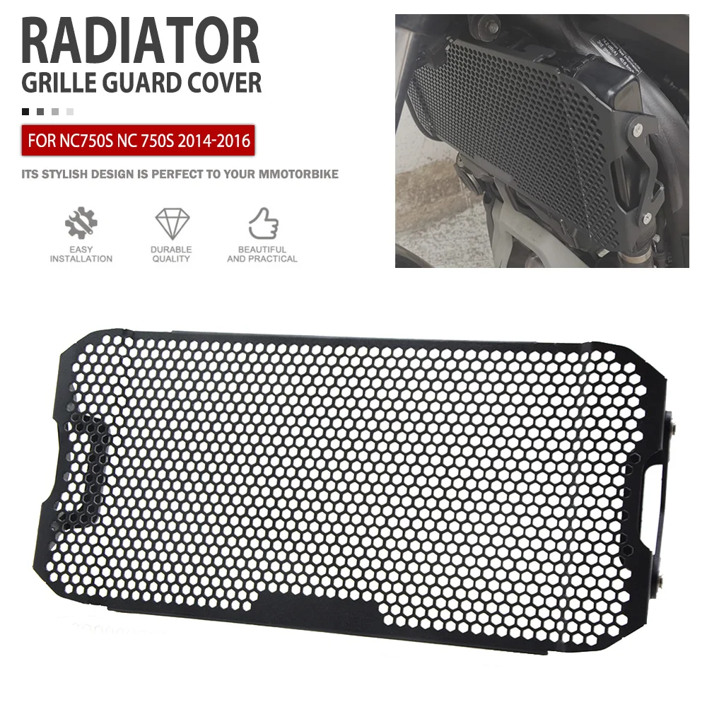 

Radiator Guard For Honda NC750S NC 750S 2014 2015 2016 CNC Aluminum Motorcycle Radiator Grille Cover Protector Accessories