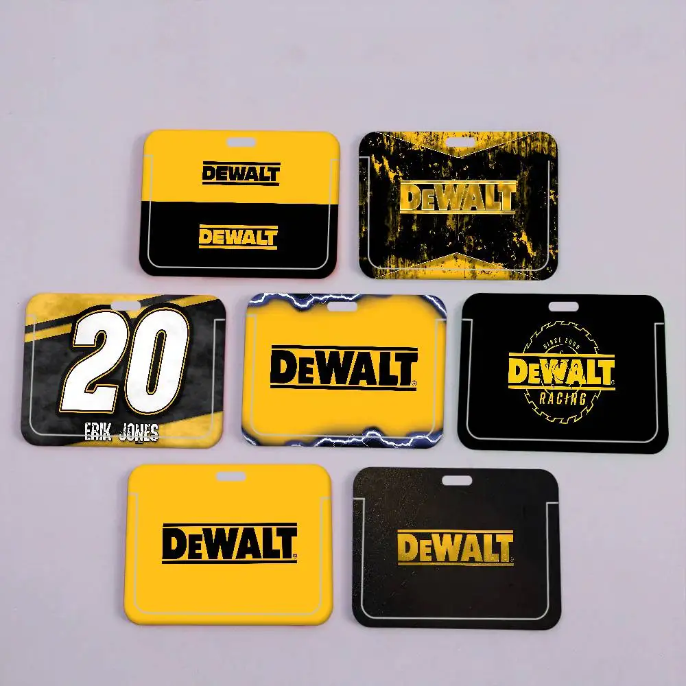 

Популярный держатель для кредитных карт D-DEWALT с логотипом, 1 шт., на шею, для банковских карт, проездных, удостоверений личности, студенческих пропусков, с ремешком-шнурком
