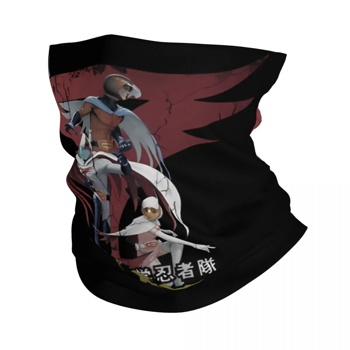 Glorious Science Ninja Team Gatchaman Bandana Neck Gaiter Motocross Wrap Scarf Balaclava Hiking Unisex Adult Winter