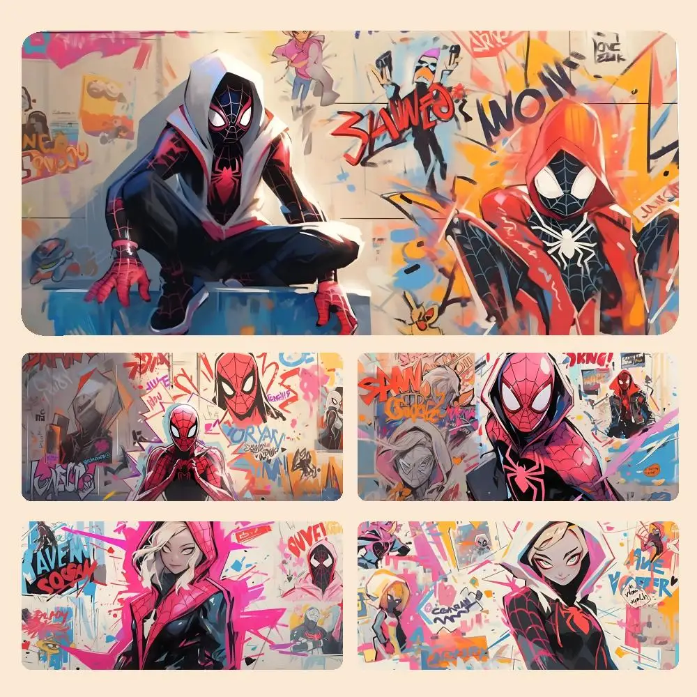 

Anime Gamer XL Computer HD Home Mousepad XXL Mouse Mat Natural Rubber Non-Slip Carpet Table Mat Mouse Mat S-Spider Mans