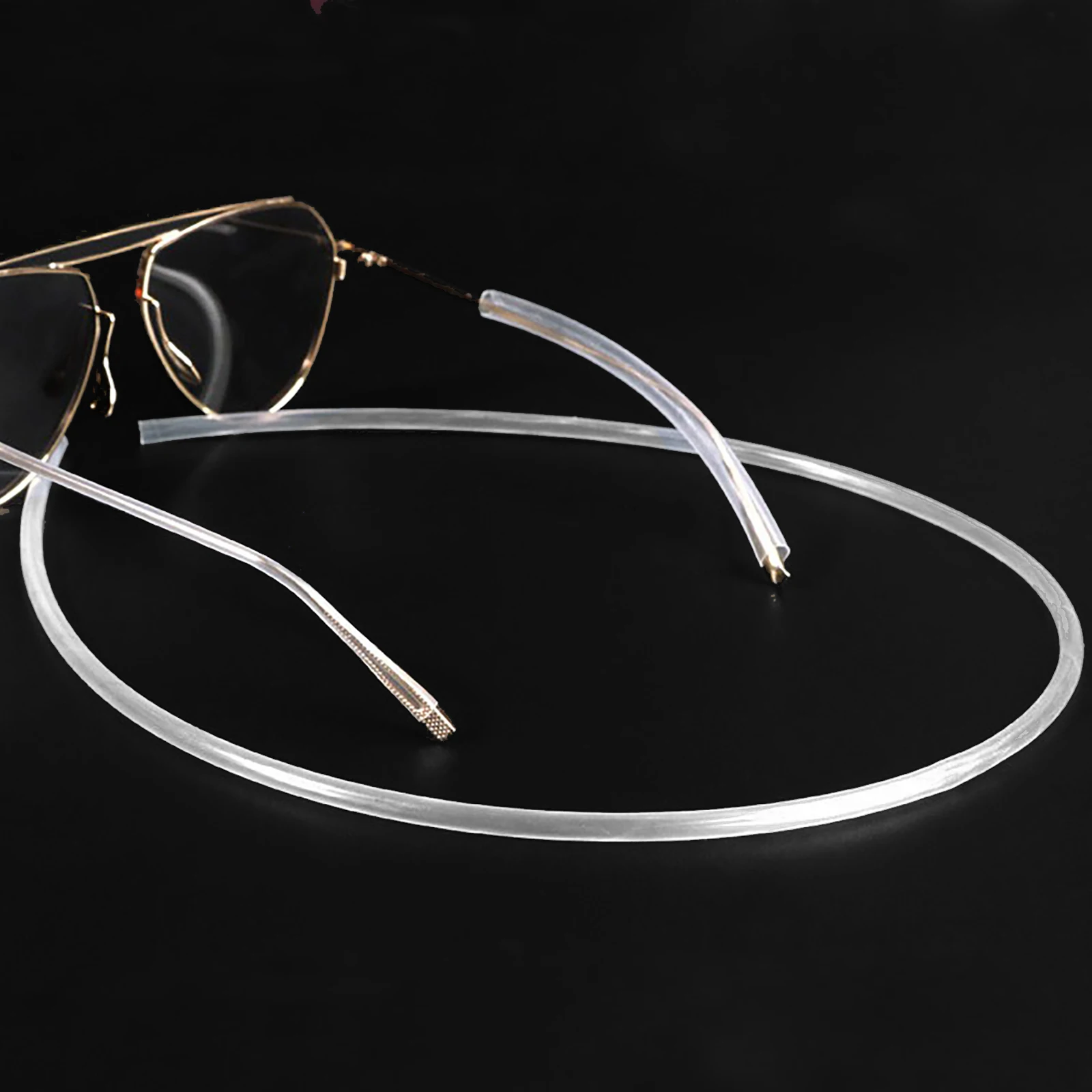 

Glasses Temple 1M PVC Ear Grips Anti Skid Retainers Ear Cushions For Eyeglasses Heat Shrink Tubing Eyeglass Accessories