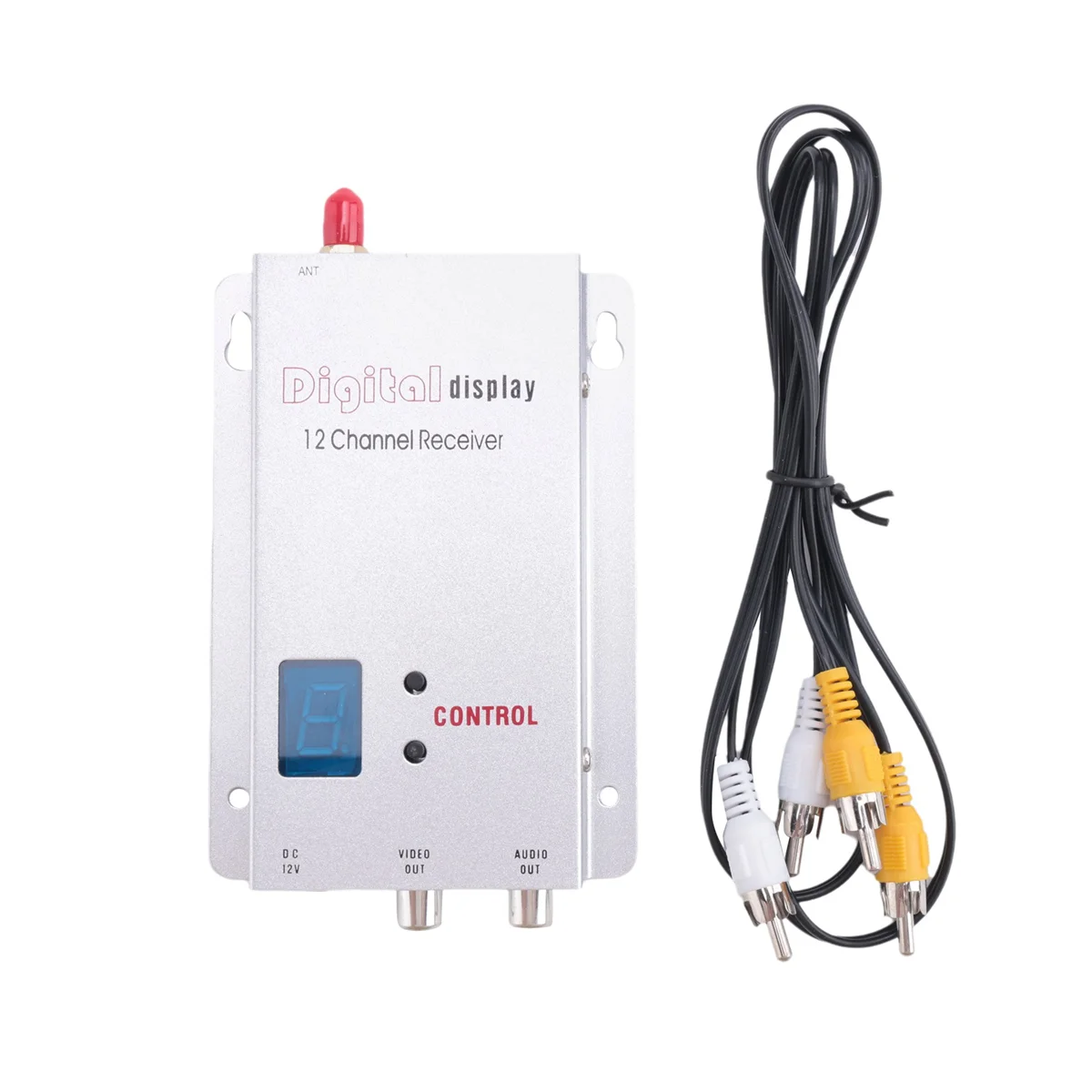 T82C HOT Sale FPV 1.2G 1.3G VRX Receiver 12CH Digital Display for Long Range FPV Drone RC Model