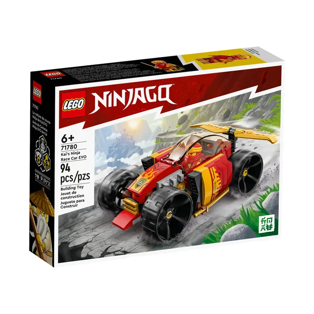 LEGO NINJAGO Kai's Ninja Race Car EVO 71780, 20in1 Racing Car Building Toy Set