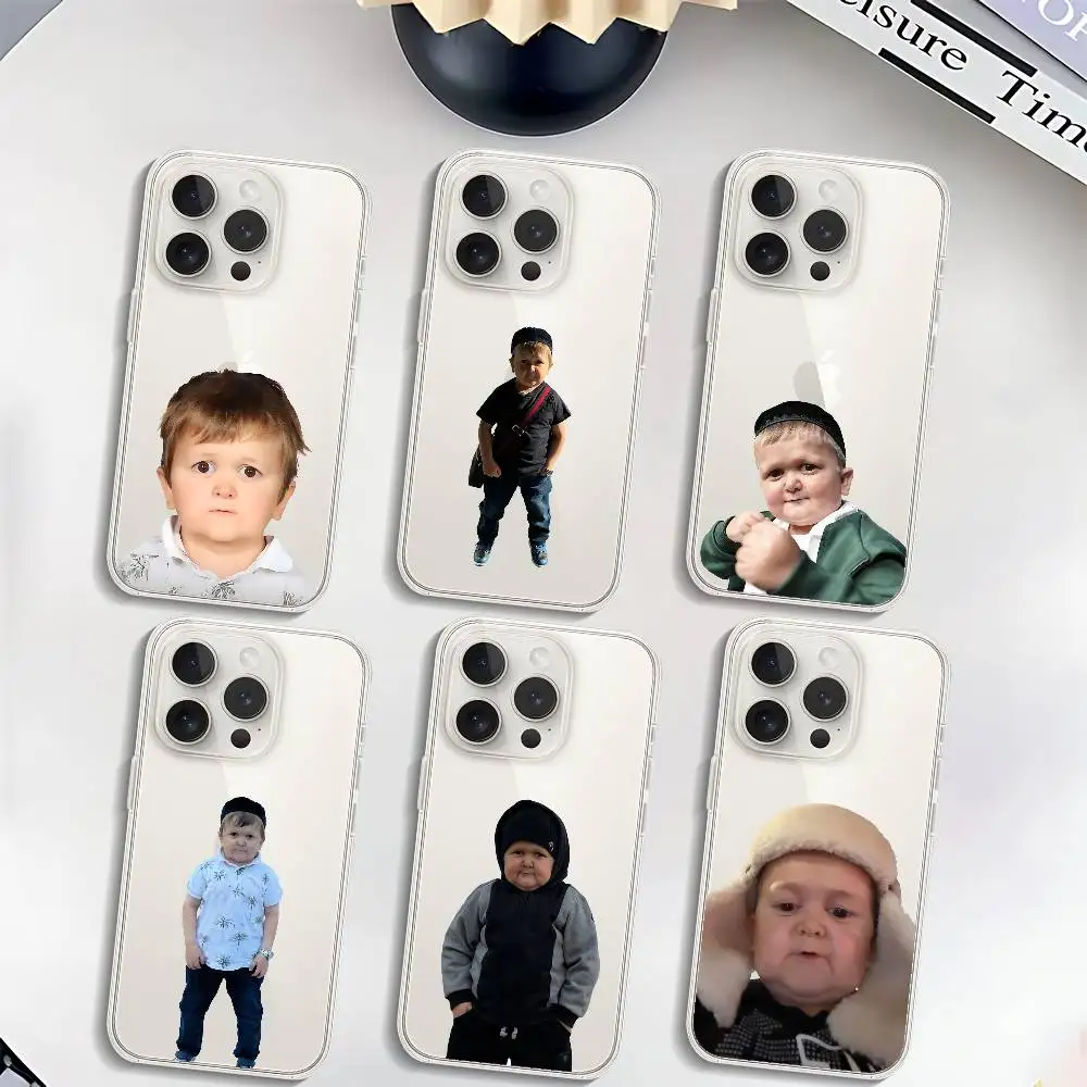 Funny Babaite Hasbulla Phone Case For iPhone 17 16 15 11 12 14 13 Pro Max Mini X XS XR 7 Plus SE 16E Air Shockproof Soft Cover
