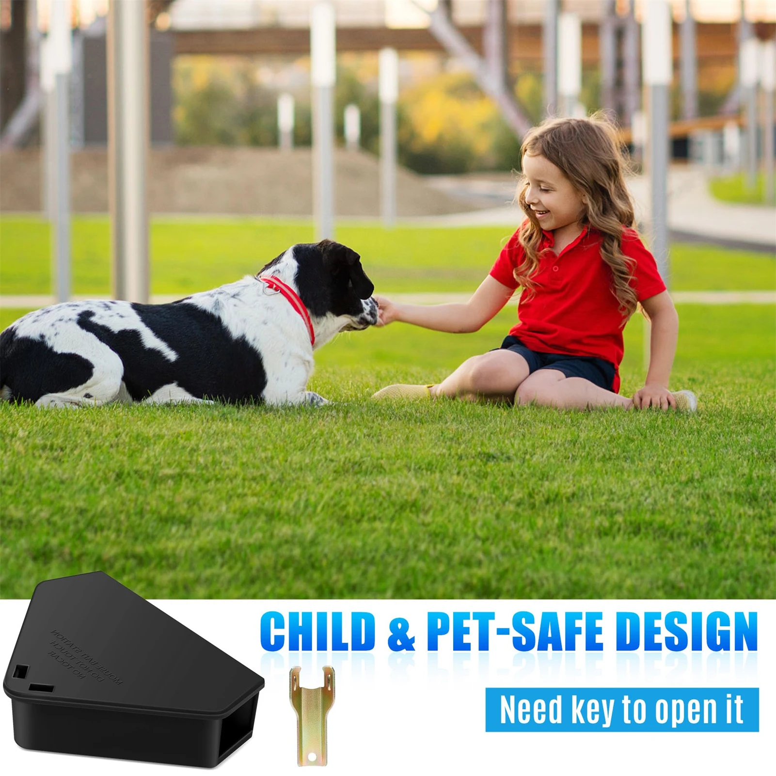 

3PCS Outdoor Mice Rodent Box Dual-entrance Design Fillable Rodent Box for Avoiding Mice Destroy Furniture