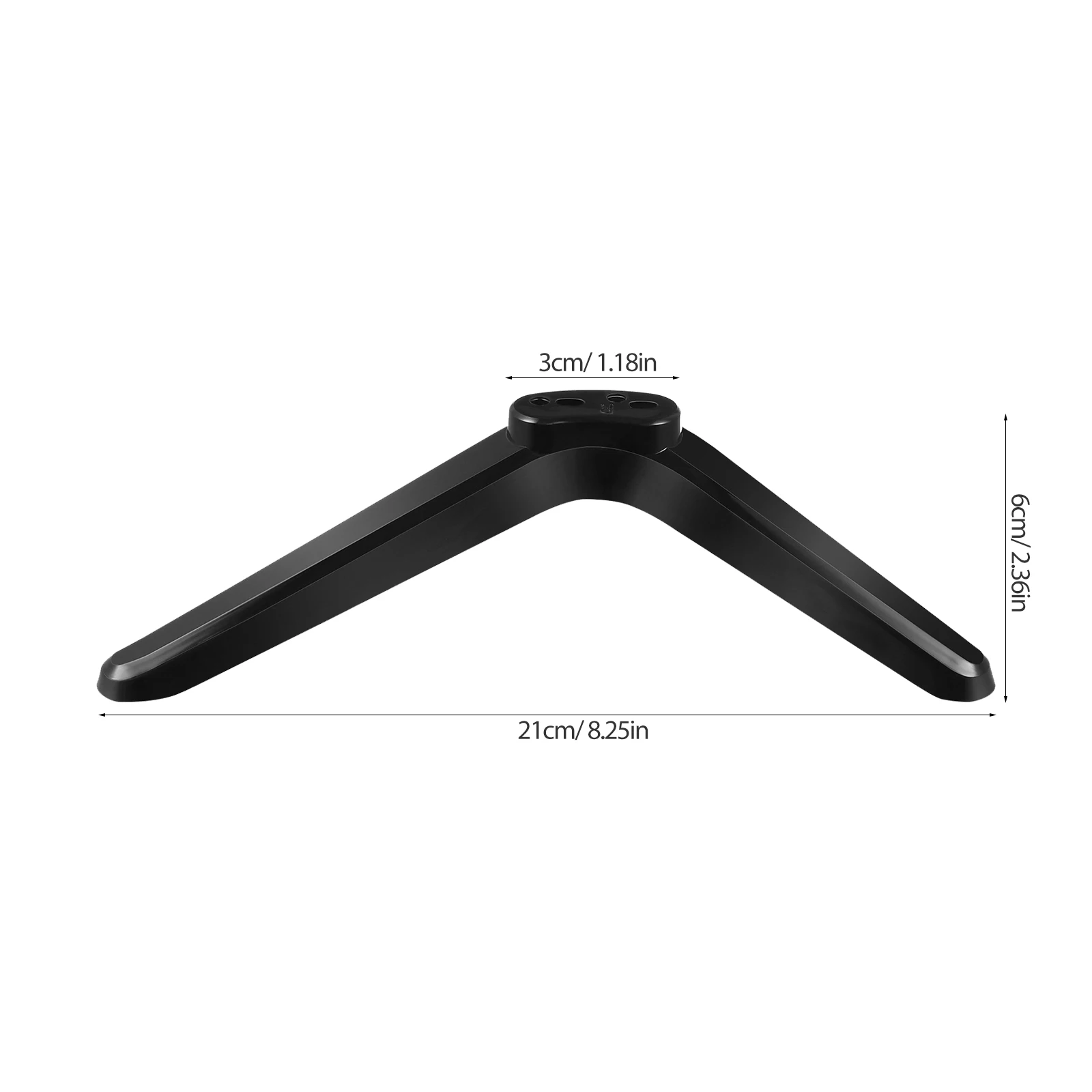 

2 pcs Mount Stand Universal Brackets 32-55 Inch Stable Support Non-Slip Base Plastic Stands Easy Installation Shelf