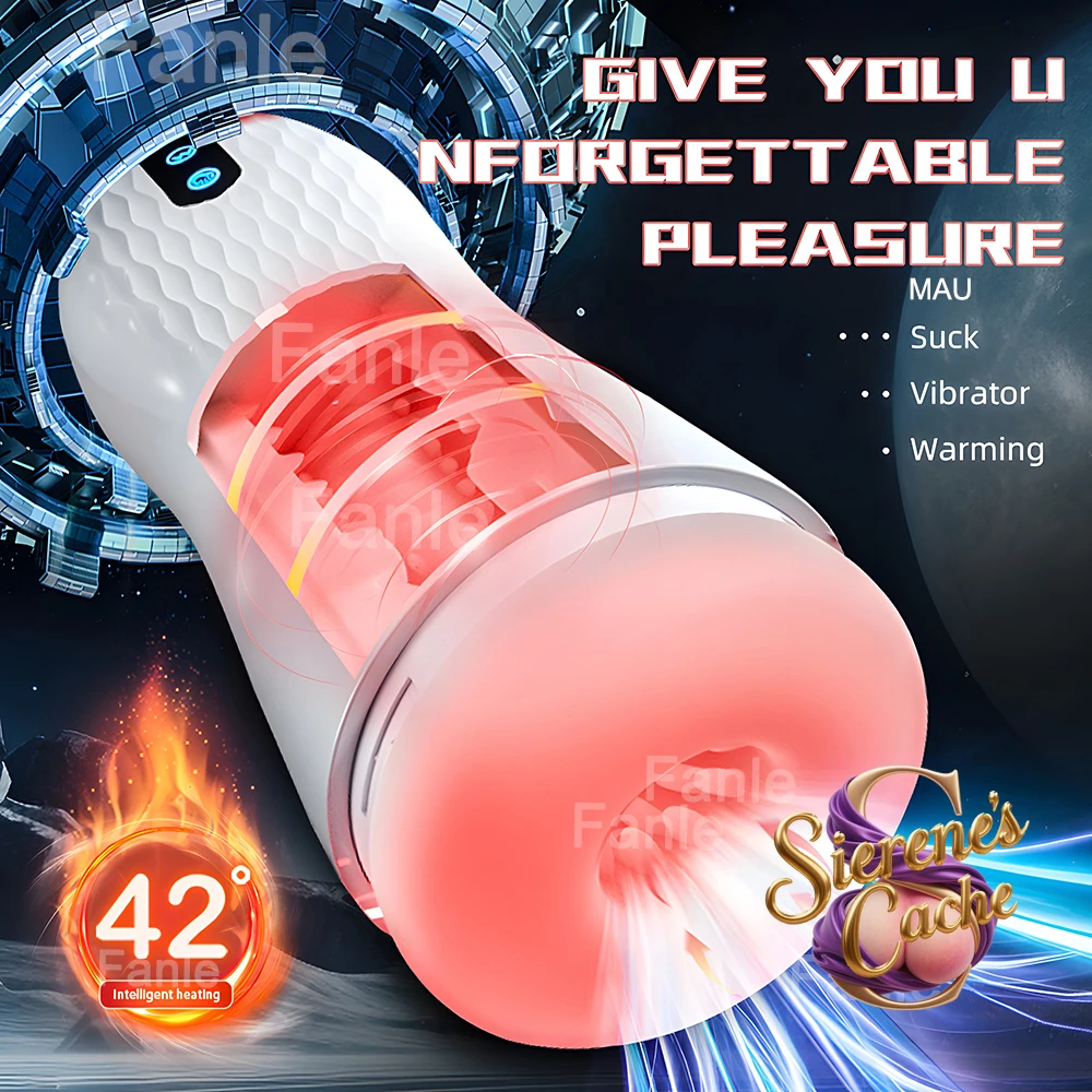 SCSex Toy Automatic Sucking Male Masturbator Cup Vibration Blowjob Machine Heating Masturbation Adult For Men Masturbate Supplie