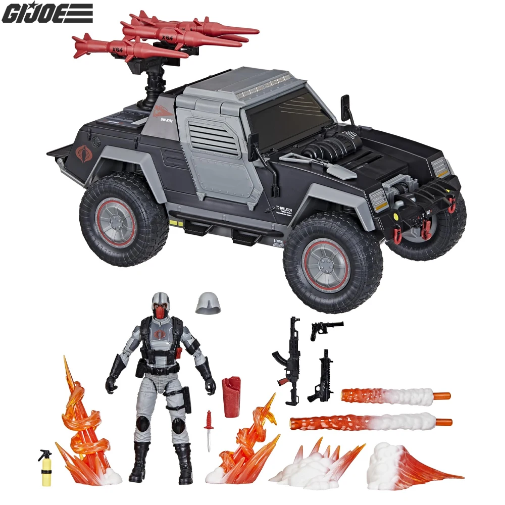 G.i. Joe Classified Series #120, Cobra Night Attack 4-Wd Stinger & Driver Collectible 6 Inch Action Figure & Vehicle