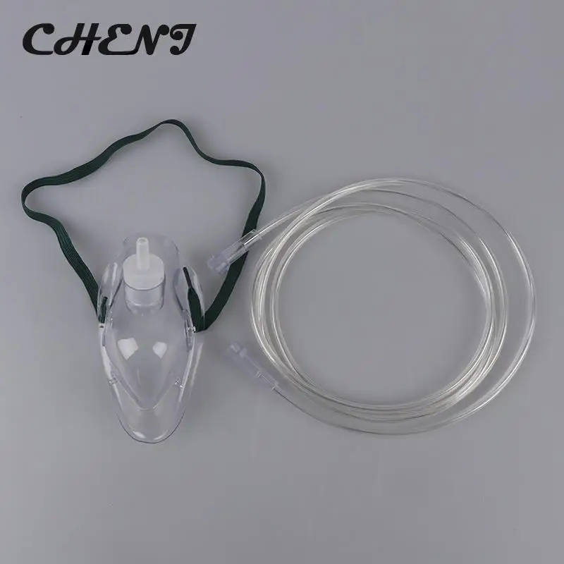Hot!Disposable Face Mask Shield Nebulizer Conduit Adult Oxygen Mask With TubeMasker Met Buis