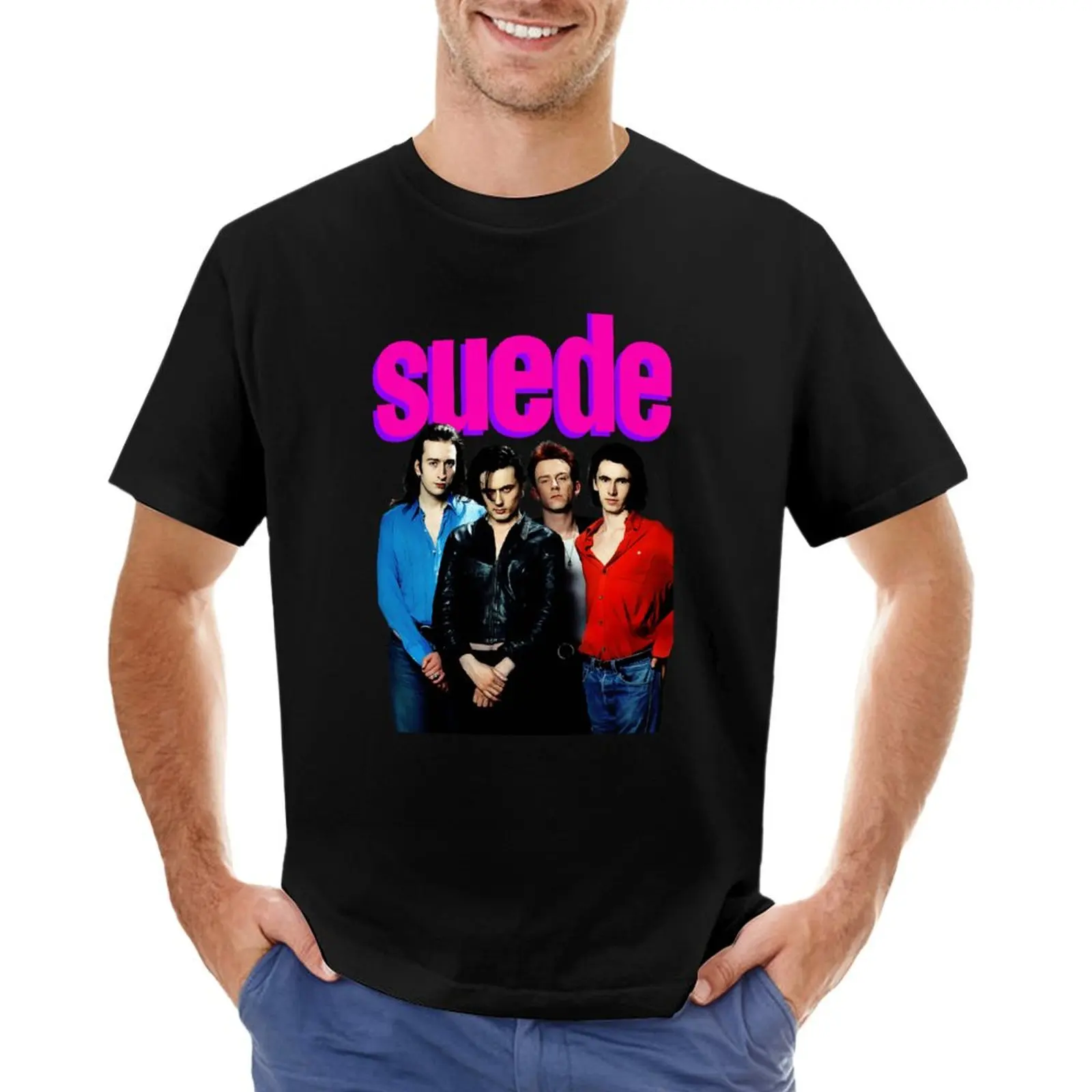 Suede T-Shirt graphic t shirts vintage mens clothing