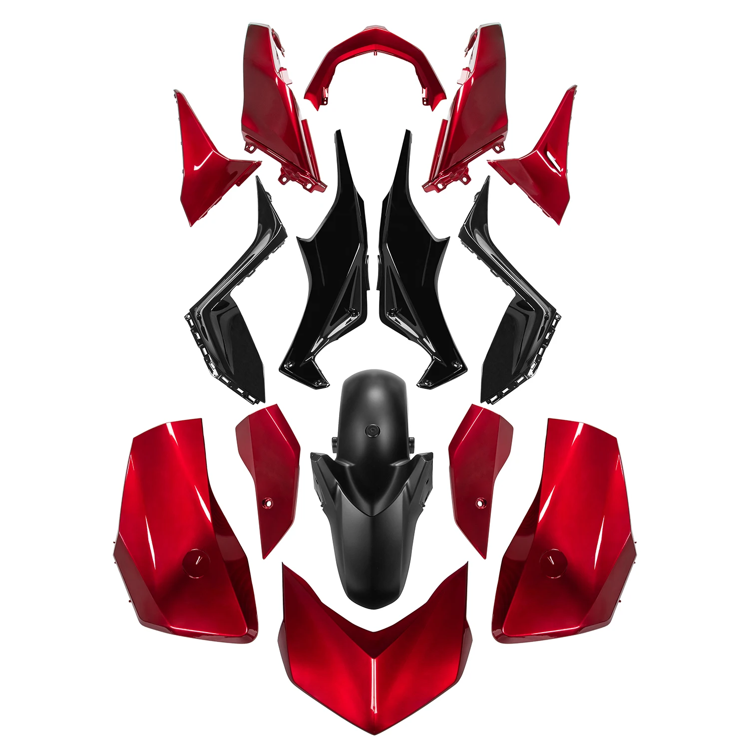 لياماها X-MAX XMAX X MAX 125 250 300 دراجة نارية الهدايا المجمعة الكاملة غطاء حقن هيكل السيارة القلنسوة لوحة ABS البلاستيك 2023-2024