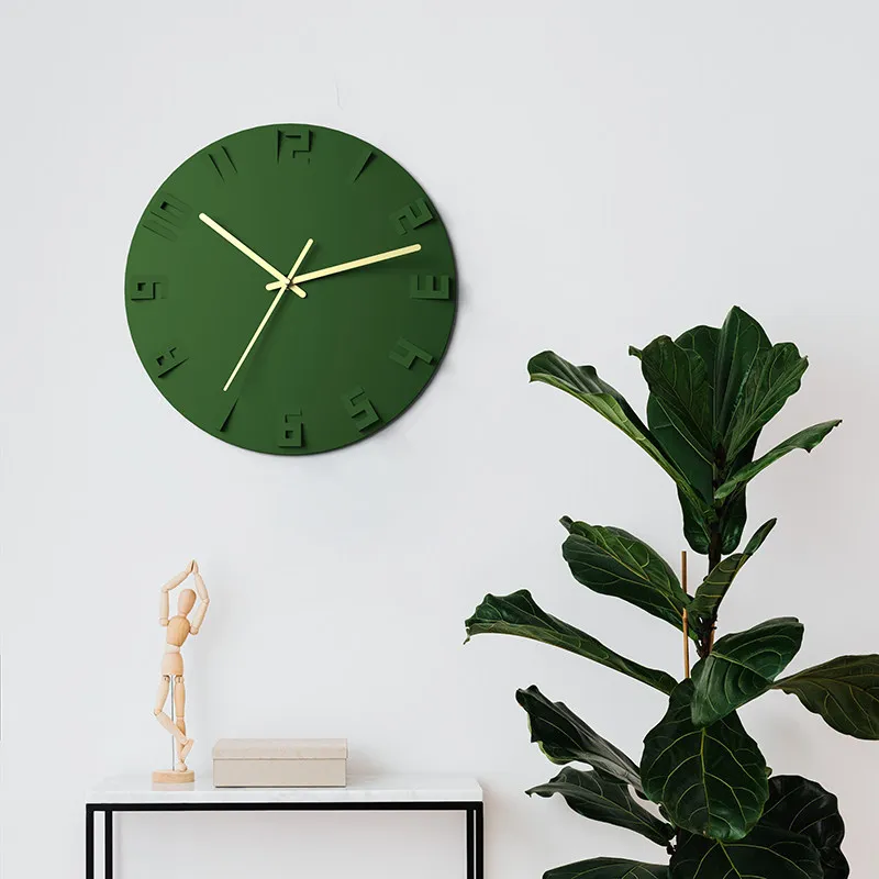 Minimalist Round Wall Watch Nordic Design Silent Creative Fashion Aesthetic Wall Clocks Modern Interior Horloge Home Decoration