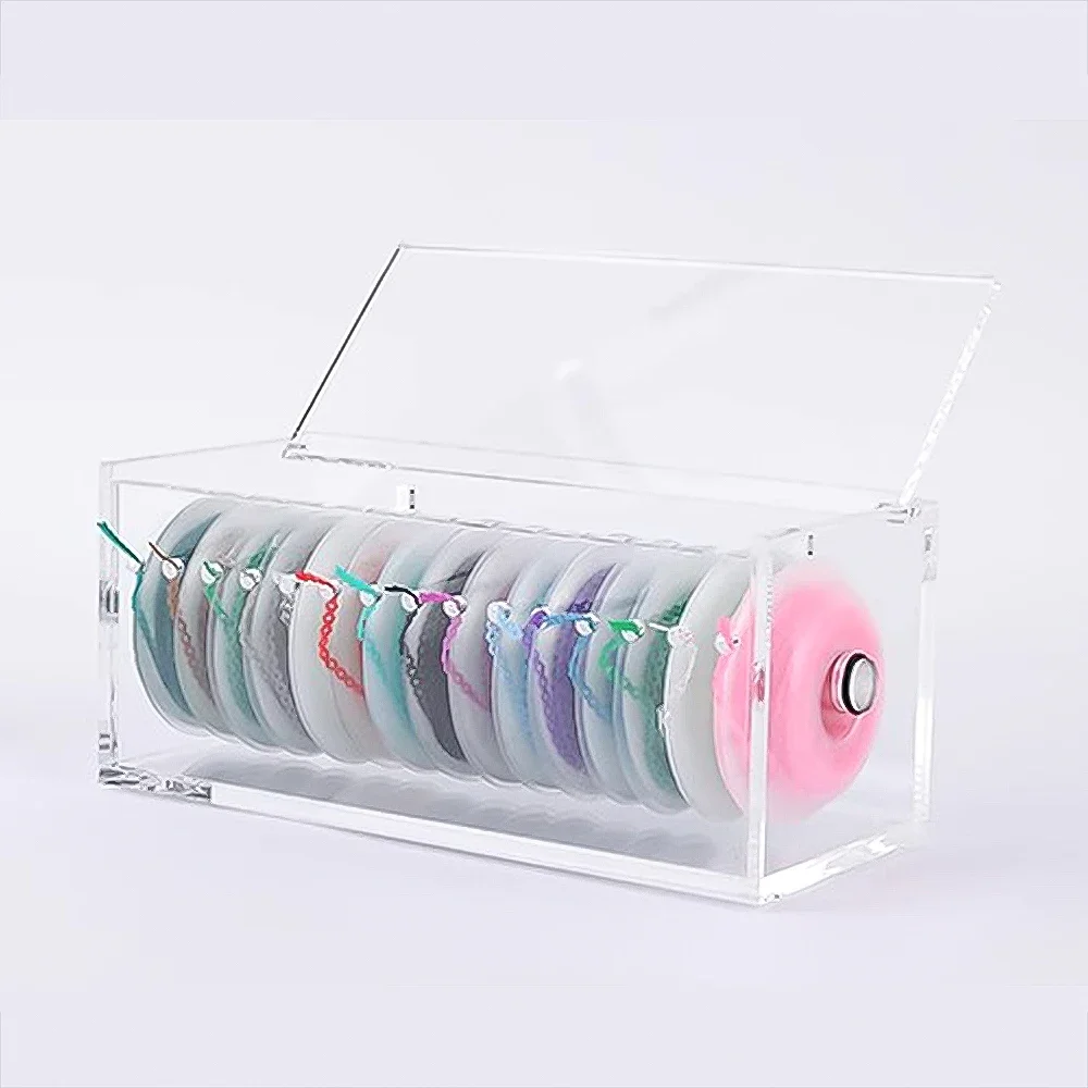 

Dental Arcylic Dispenser Power Chain Placer Box Orthodontic Ligature Tie Organizer Ortho Elastic Chain Storage Holder
