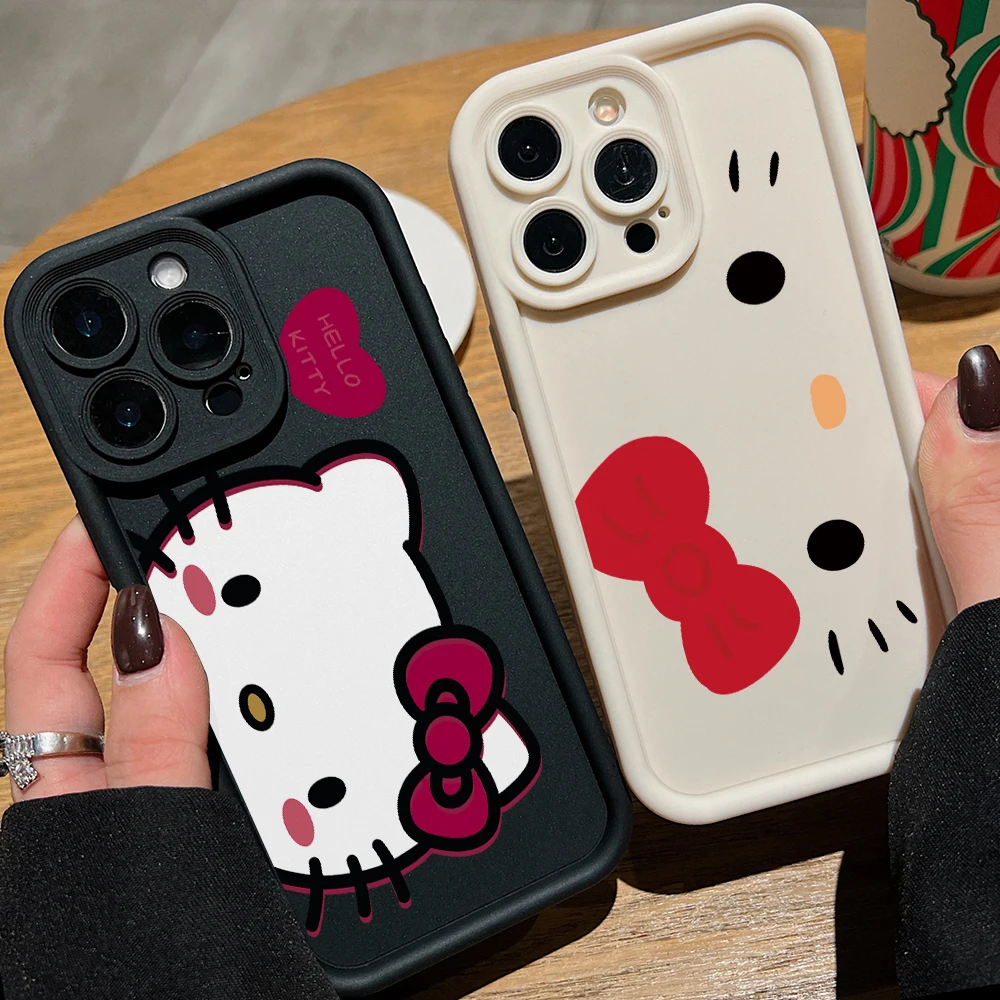 Cute Hello Kitty Love Phone Case for Google Pixel 9 8 8A 7 7A Pro XL 5G Soft TPU Soft Shockproof Capa Cover Funda