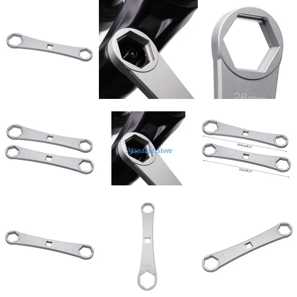 

U2JC Aluminum Alloy Suspension Forks Top Cap Wrench Spanner Remover Tool MTB