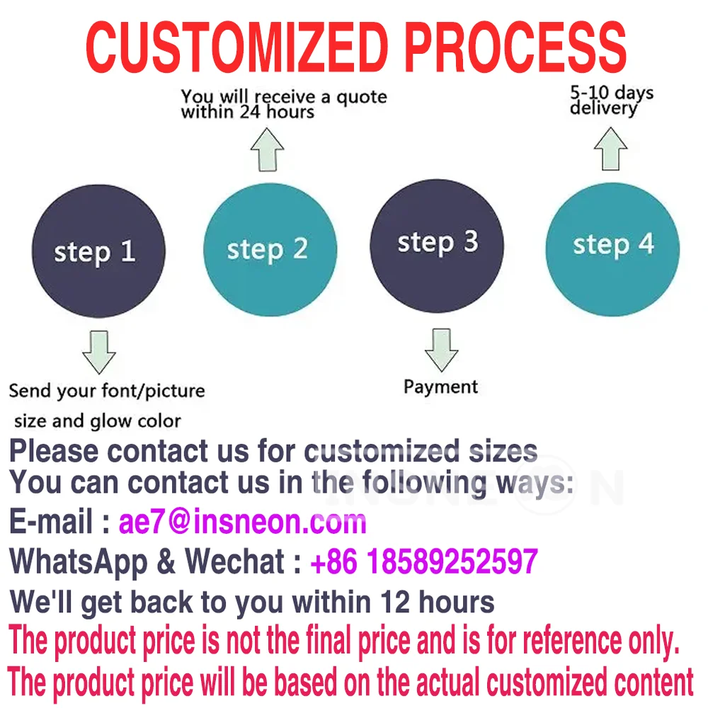 Custom Sign Light Logo Circle Led Blade Box Neon Acrylic Signage Signs Wall Metal Business Letters Letter Outdoor Bright Window