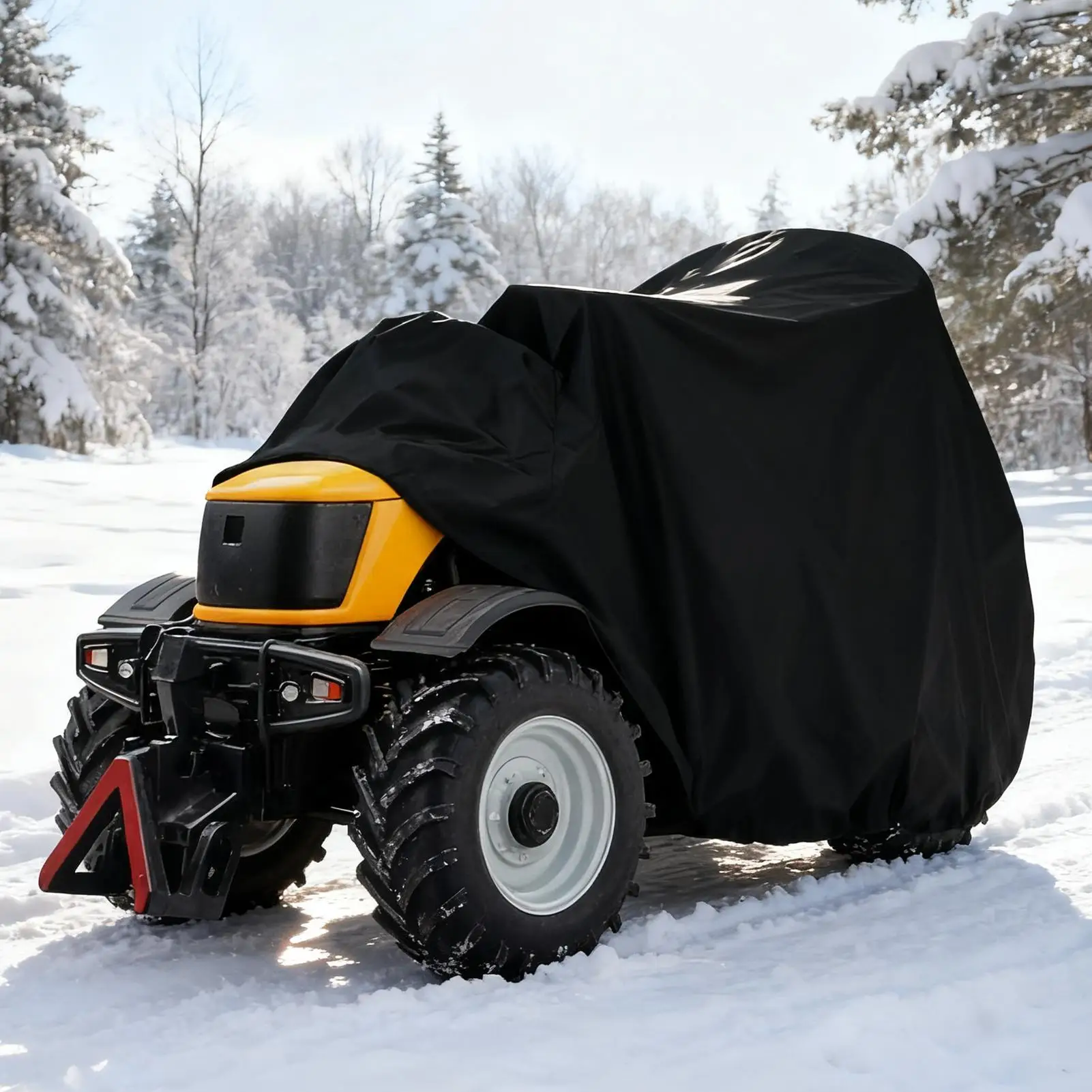 ATV Cover 210D Dustproof Windproof Protector Waterproof Cover For Beach Storage Garage Driveway Trail Farm Ranch