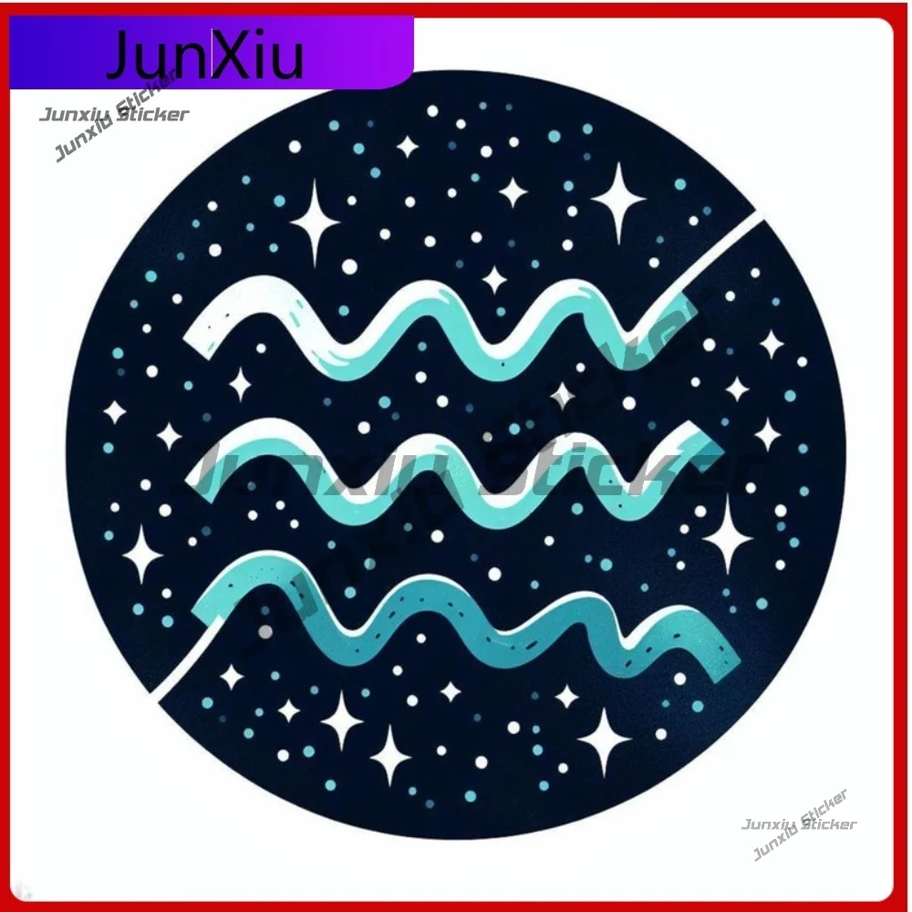

Trendy Zodiac Sign Constellation Sticker Waterproof Vinyl Decal Scratch Decoration Sunproof Resistant Durable Vehicle