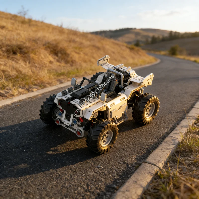 

Конструктор MOC «Бигфут» (1651 деталь), модель монстр-трака, развивающая игрушка, идея для креативного подарка на Рождество