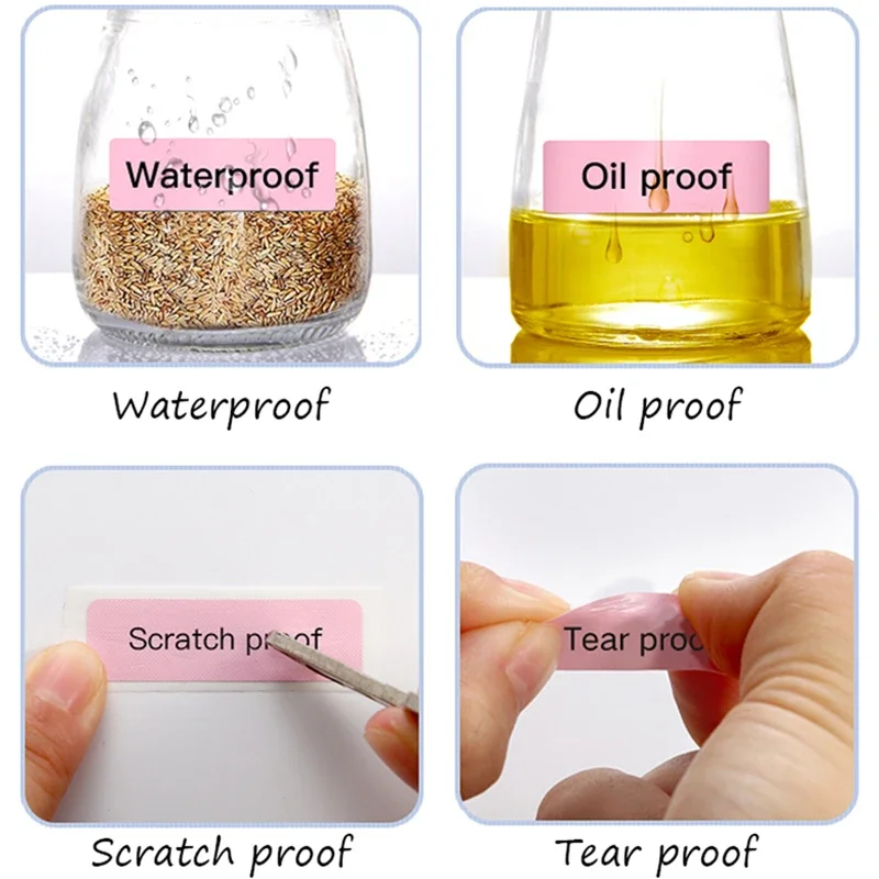 Niimbot H1 H1S D101 D11 D110 Thermisch Label Rond Papier Waterdicht Zelfklevend Label Sticker Stationaire Opslag Tag Naam Marker