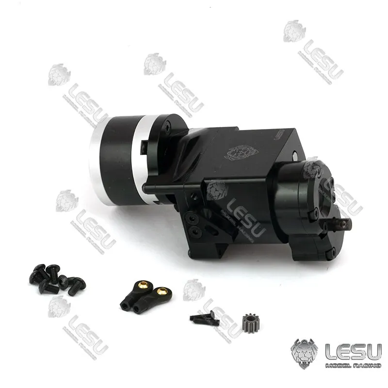 

LESU 2Grade Gear Box Transfer Case Transmission With 1/5 Planetary Reducer For Rear Drive RC 1/14 Truck TAMIYAYA Toy TH02234