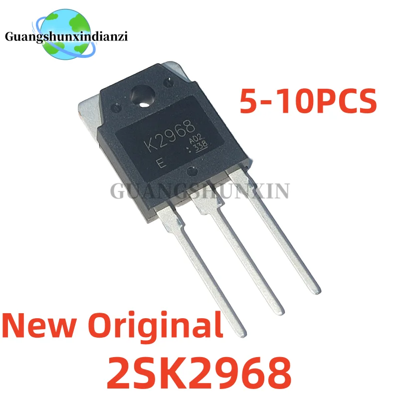 New Original 5-10PCS 2SK2968 K2968 TO-3P 900V 10A MOSFET Field effect transistor In Stock