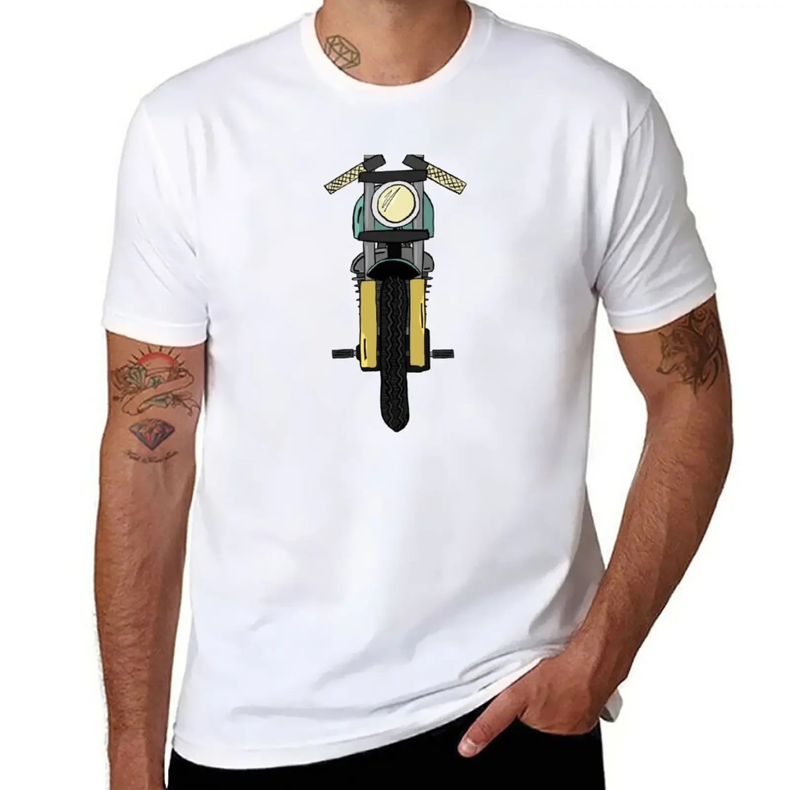 New Cafe Racer - Front View T-Shirt kawaii clothes cute tops aesthetic clothes t shirts for men graphic