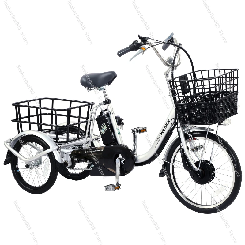 New Japanese Three-Wheeled Moped Bicycle Inner Three-Speed Tumbler Functional City Commuter Solid Tires