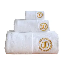 AHSNME cotone bianco personalizza asciugamani da bagno Hotel SPA Club Sauna salone di bellezza ricamo personalizzato Logo ristorante asciugamano