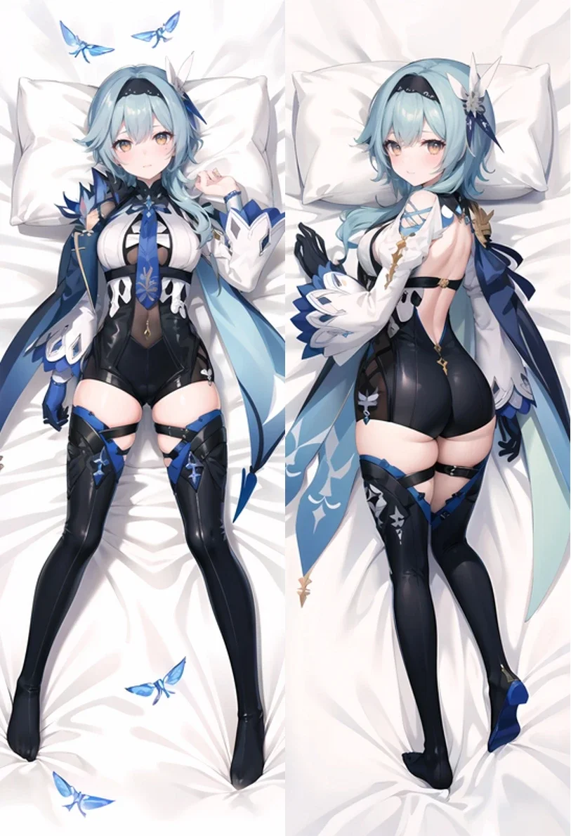

Anime Dakimakura Impact Game Eula Cosplay Pillow Case