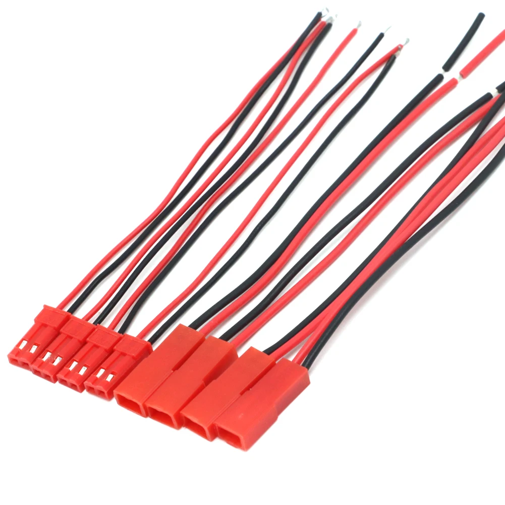 10CM/15CM/20CM For RC Lipo Battery Car Boat Drone Airplane female/male socket plug connection wire LED male and female plug