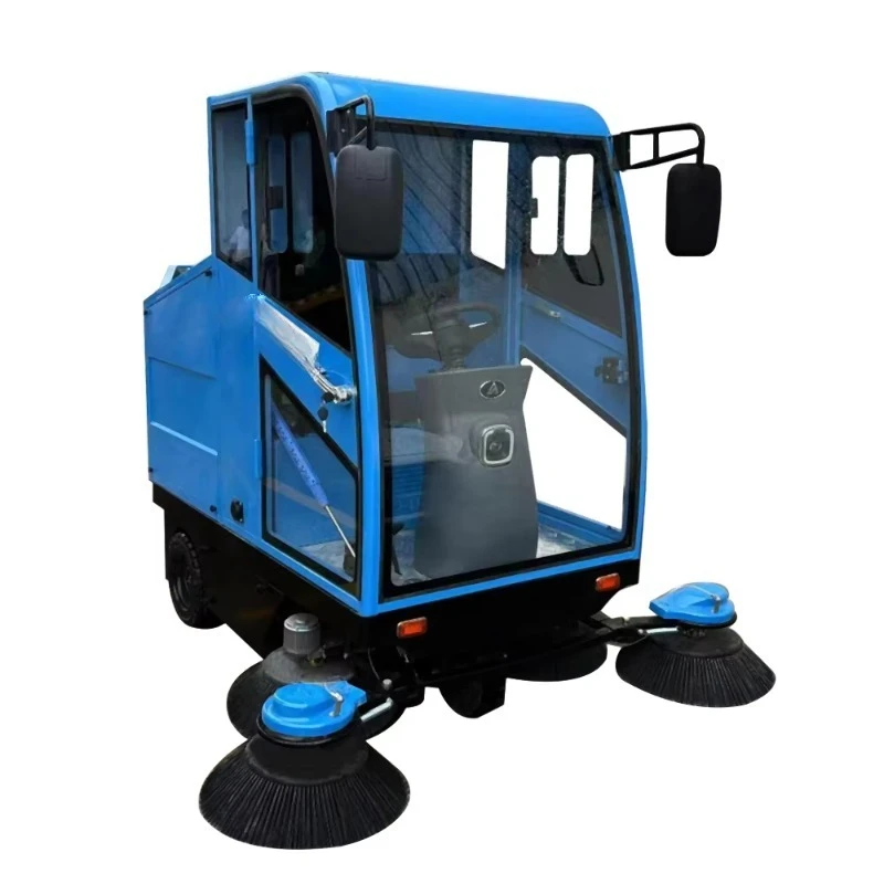Super Star Fully Enclosed Ride-On Sweeping Vehicle 48v Electric Burnishing Machine Efficient Street Cleaning Four-Wheeled Unit - view 6